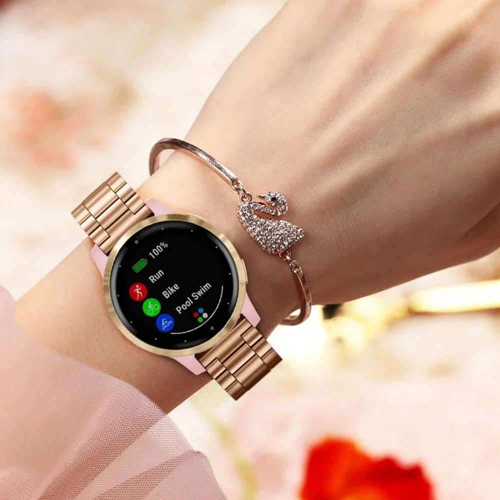 خرید بند سه مهره رولکسی ساعت هوشمند/ بند سه مهره استیل / بند 3Bead