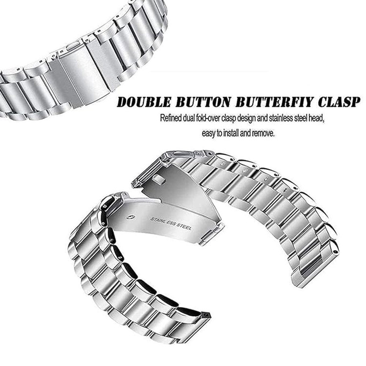 خرید بند سه مهره رولکسی ساعت هوشمند/ بند سه مهره استیل / بند 3Bead