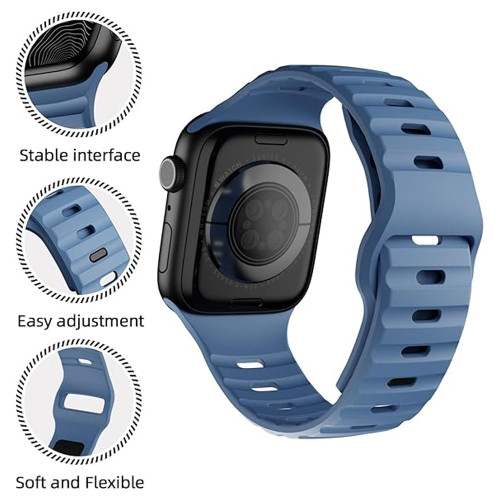 قیمت و خرید بند سیلیکونی مدل Spigen sport مناسب اپل واچ سایز 49 میلی متری APPLE WATCH ULTRA / ULTRA2 / ULTRA3 از بند چی