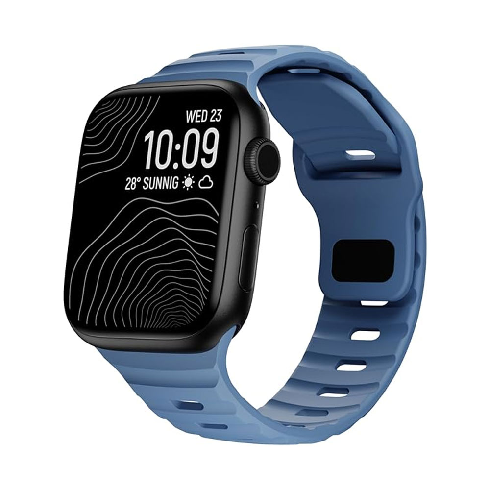 قیمت و خرید بند سیلیکونی مدل Spigen sport مناسب اپل واچ سری 10و11 سایز 46 میلی متری از بندچی