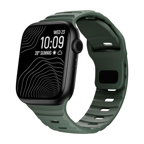 قیمت و خرید بند سیلیکونی مدل Spigen sport مناسب اپل واچ سری هفت / Apple Watch Seri 7 از بند چی