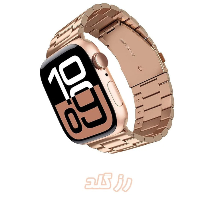 قیمت و خرید بند استیل 3BEAD اپل واچ سایز 45 میلی متری سری SE/1/2/3/4/5/6/7/8/9 از بندچی