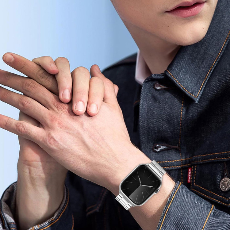 قیمت و خرید بند استیل3BEAD اپل واچ سایز 46 میلی متری سری 10 / Apple Watch Seri 10 46mm از بندچی