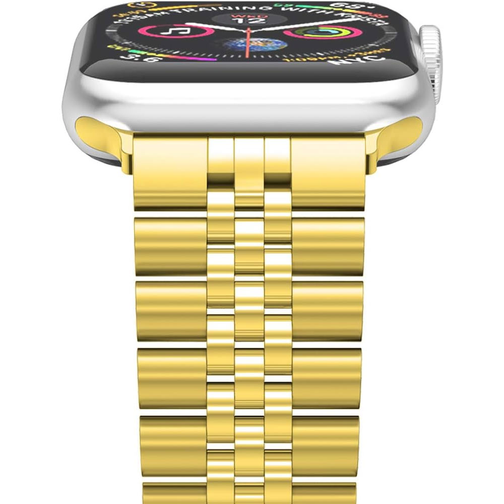 بند استیل مدل 5bead فلزی مناسب اپل واچ تمامی سری ها APPLE WATCH