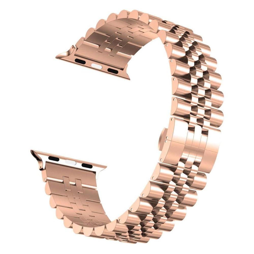 بند استیل مدل 5bead فلزی مناسب اپل واچ تمامی سری ها APPLE WATCH