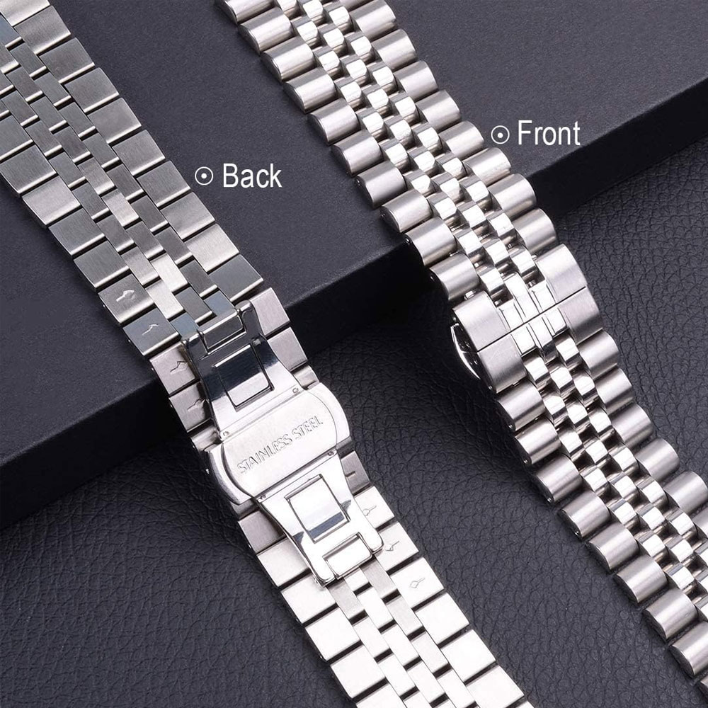 بند استیل مدل 5bead فلزی مناسب اپل واچ تمامی سری ها APPLE WATCH