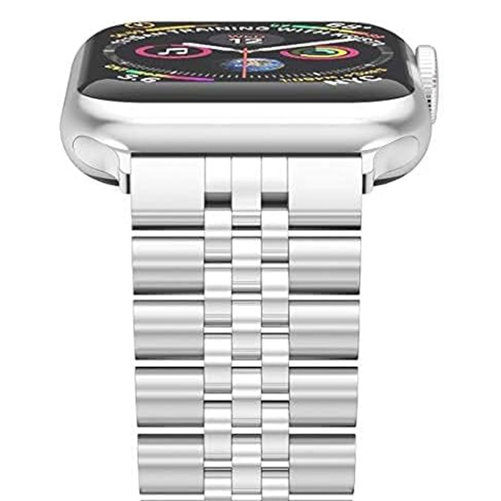 بند استیل مدل 5bead فلزی مناسب اپل واچ تمامی سری ها APPLE WATCH