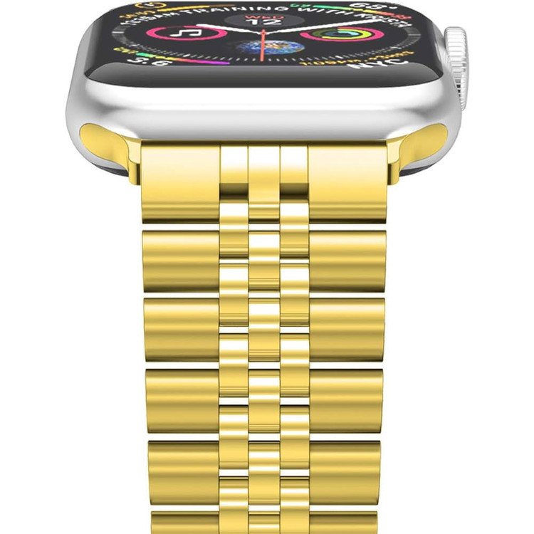 قیمت و خرید بند استیل مدل 5bead استیل مناسب اپل واچ سایز 45 میلی متری سری 1/2/3/4/5/6/7/8/9 از بندچی