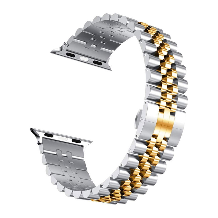 قیمت و خرید بند استیل مدل 5bead-dc استیل مناسب اپل واچ سایز 45 میلی متری سری SE/1/2/3/4/5/6/7/8/9 از بندچی