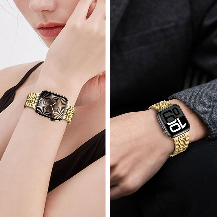 قیمت و خرید بند استیل مدل 7BEAD مناسب اپل واچ سایز 44 میلی متری تمامی سری ها از بندچی