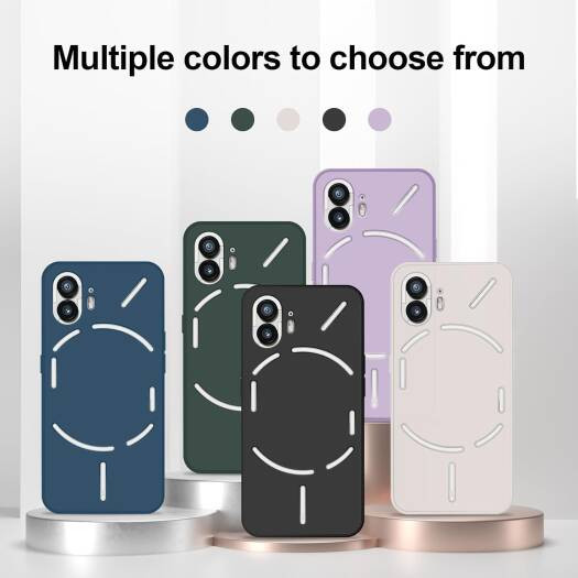 خرید لوازم جانبی ناتینگ /قاب سیلیکونی گوشی موبایل ناتینگ فون دو Nothing Phone 2 داخل موکت دار با کیفیت بالا