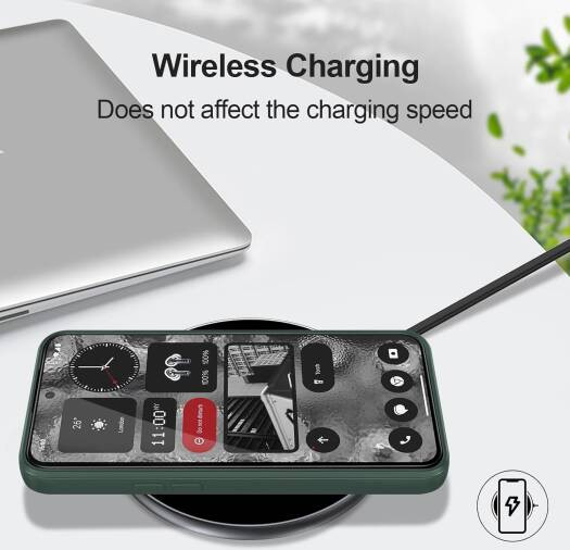 خرید لوازم جانبی ناتینگ /قاب سیلیکونی گوشی موبایل ناتینگ فون دو Nothing Phone 2 داخل موکت دار با کیفیت بالا