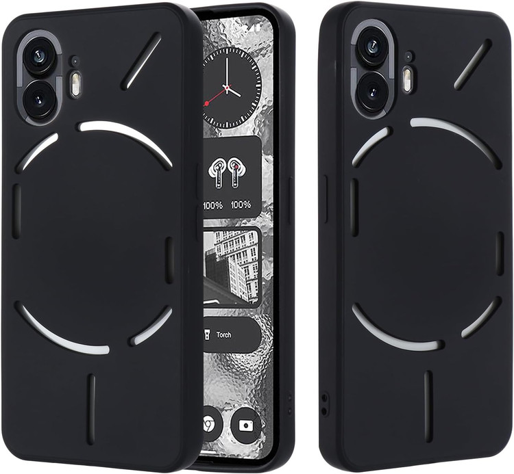 خرید لوازم جانبی ناتینگ /قاب سیلیکونی گوشی موبایل ناتینگ فون دو Nothing Phone 2 داخل موکت دار با کیفیت بالا