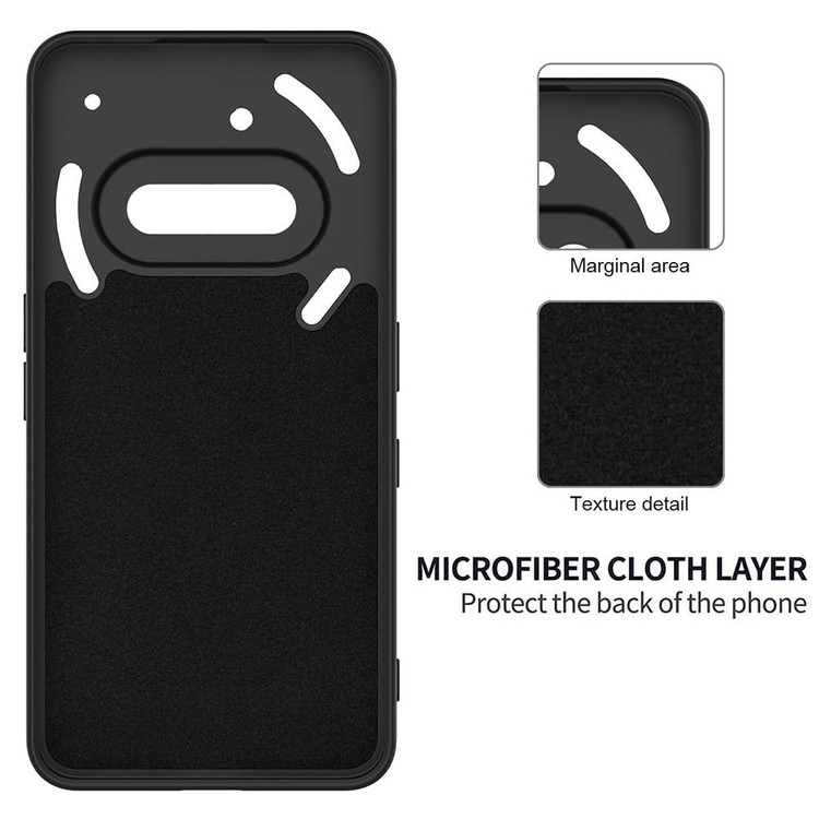 خرید قاب سیلیکونی داخل موکت دار گوشی ناتینگ فون Nothing phone 3A 5gخرید قاب سیلیکونی داخل موکت دار گوشی ناتینگ فون Nothing phone 3A 5g