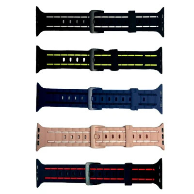 خرید بند سیلیکونی اسپرت اپل واچ با قفل سگکی: مقاومت و سازگاری کامل (مناسب تمامی سریها) از بندچی