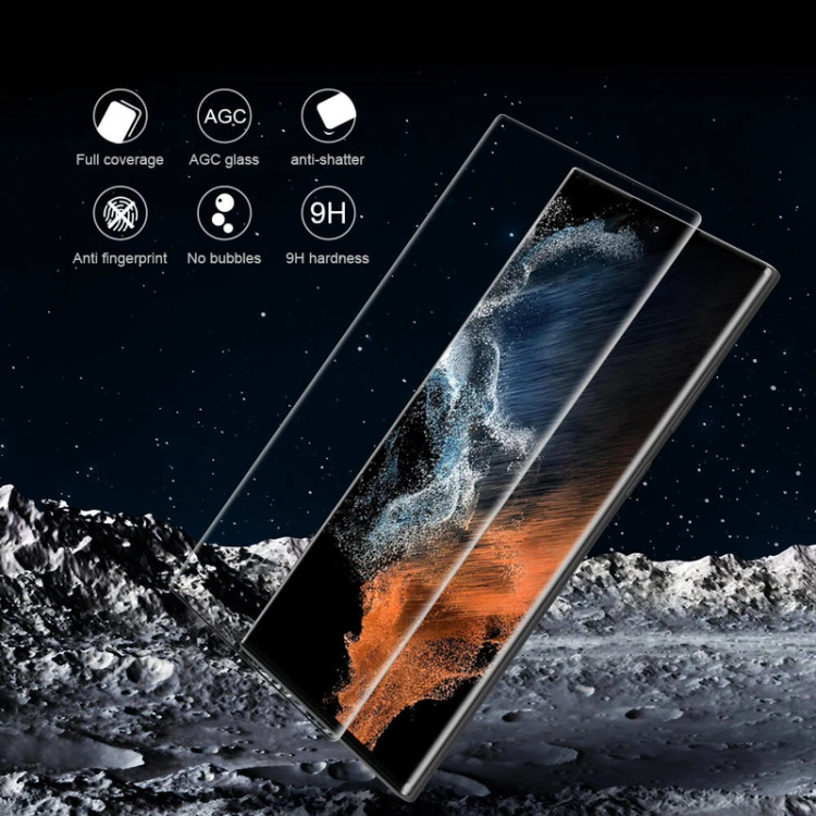 قیمت و خرید گلس لبه خم(ایج) کوزا Full‑Glue سامسونگ گلگسی اس Galaxy S22 | محافظ صفحه فول چسب 3D از بندچی