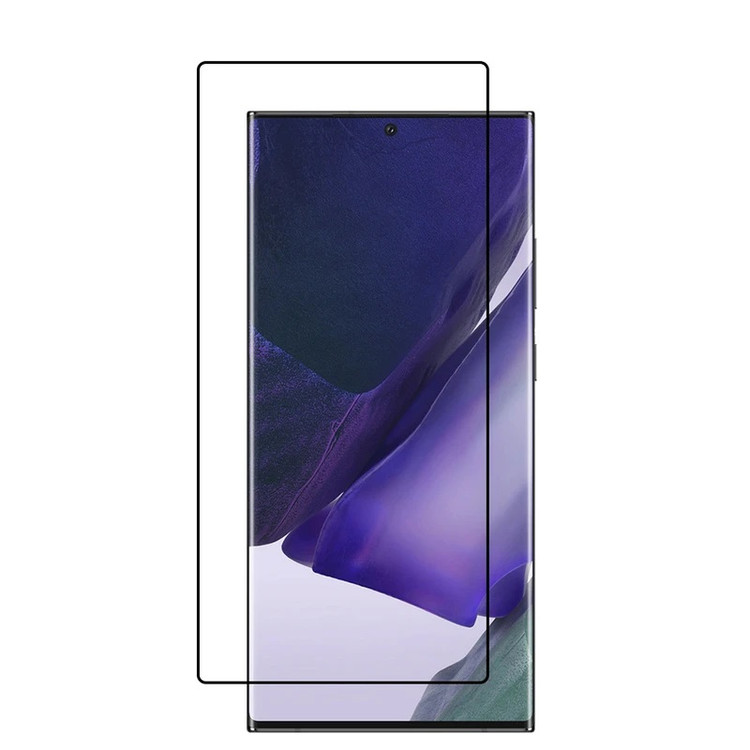 گلس لبه خم(ایج) کوزا Full‑Glue مناسب برای گوشی موبایل سامسونگ گلگسی نوت10 پلاس/ NOTE 10 PLUS | محافظ صفحه فول چسب 3D