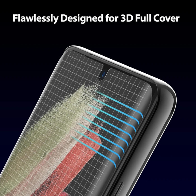 قیمت و خرید گلس ایج 3D فولچسب موتورولا Edge 50 Pro | محافظ صفحه لبه خم شفاف و ضدخش از بندچی