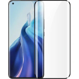 قیمت و خرید گلس شیشه ای ایج مناسب برای گوشی شیائومی می Xiaomi mi 11| محافظ صفحه فول چسب 3D از بندچی