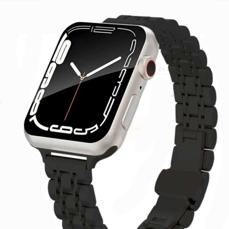 قیمت و خرید بند رولکس ریز زنانه مناسب اپل واچ سری 11 سایز 46 میلی متر Apple Watch seri 11 46 mm از بندچی