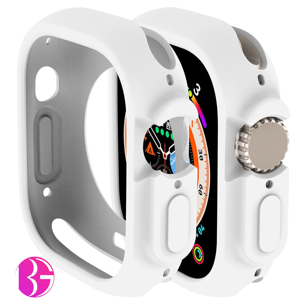 گارد کاور سیلیکونی مناسب اپل واچ اولترا / اولترا 2 / اولترا 3 سایز 49 میلی متری Apple Watch Ultra/Ultra2/Ultra3 49mm