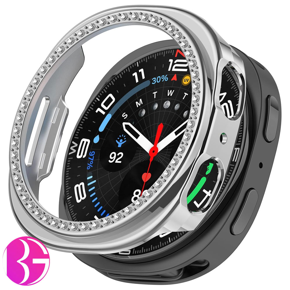 کاور نگین دار زنانه مناسب ساعت سامسونگ گلکسی واچ هشت Galaxy Watch 8 44MM