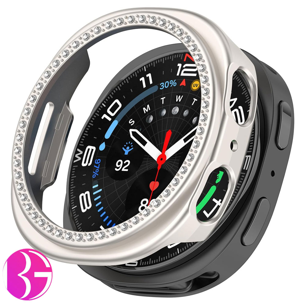 کاور نگین دار زنانه مناسب ساعت سامسونگ گلکسی واچ هشت Galaxy Watch 8 44MM