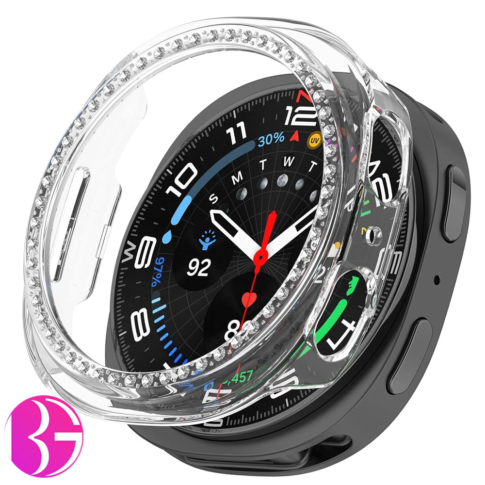 کاور نگین دار زنانه مناسب ساعت سامسونگ گلکسی واچ هشت Galaxy Watch 8 44MM