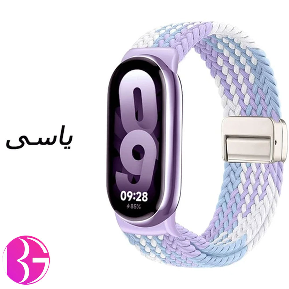 بند پارچه ای با قفل مگنتی مناسب ساعت شیائومی می بند نه / Mi Band 9
