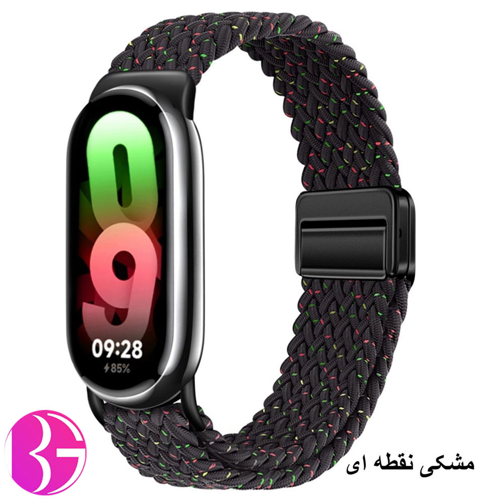 بند پارچه ای با قفل مگنتی مناسب ساعت شیائومی می بند ده / Mi Band 10