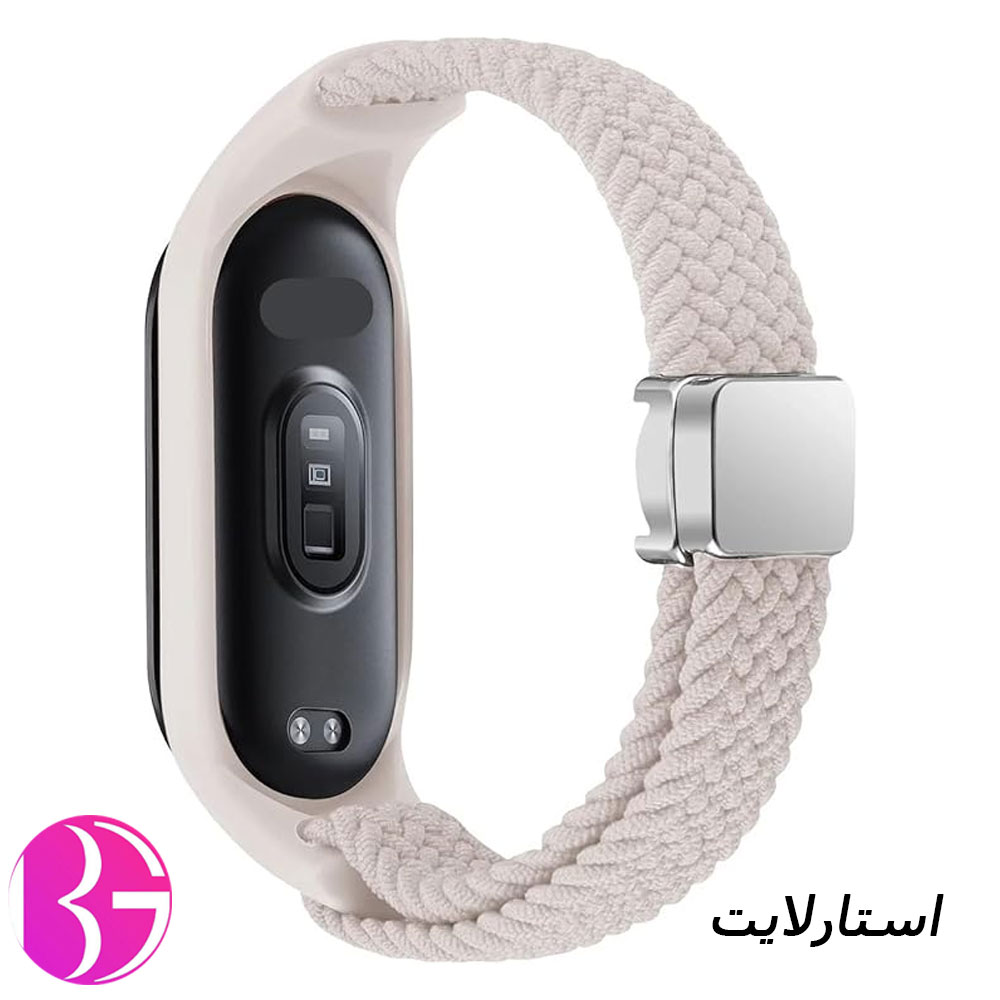 بند سولو مگنتی مناسب ساعت شیائومی می بند پنج / Mi band 5 (بند + کاور)