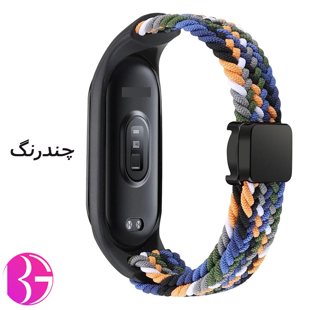 بند سولو مگنتی مناسب ساعت شیائومی می بند شیش / Mi band 6 (بند + کاور)