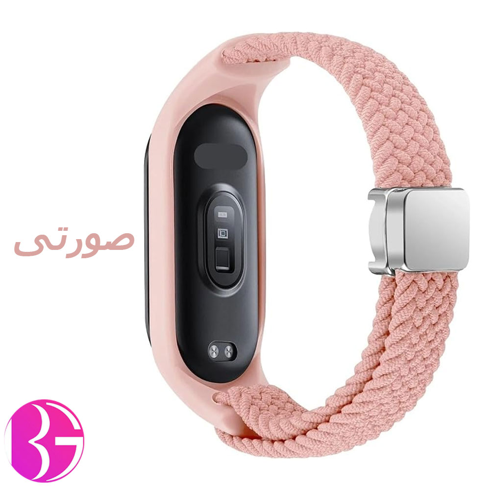 بند سولو مگنتی مناسب ساعت شیائومی می بند Mi band 3/4/5/6/7  (بند + کاور)