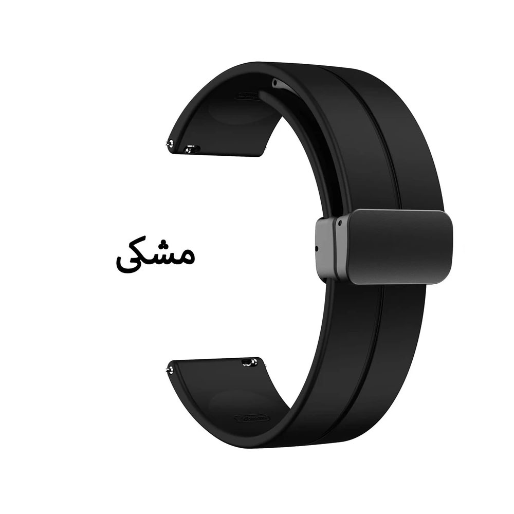 بند سیلیکونی مگنتی مناسب ساعت هوشمند گلوریمی Glorimi GC ROUND