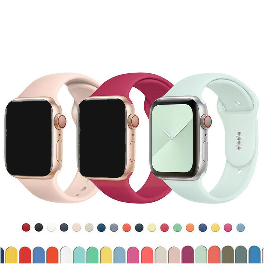 بند اپل واچ سیلیکونی پین دار مناسب سری 10 سایز 44 میلی متری Appple Watch Seri 10 44mm