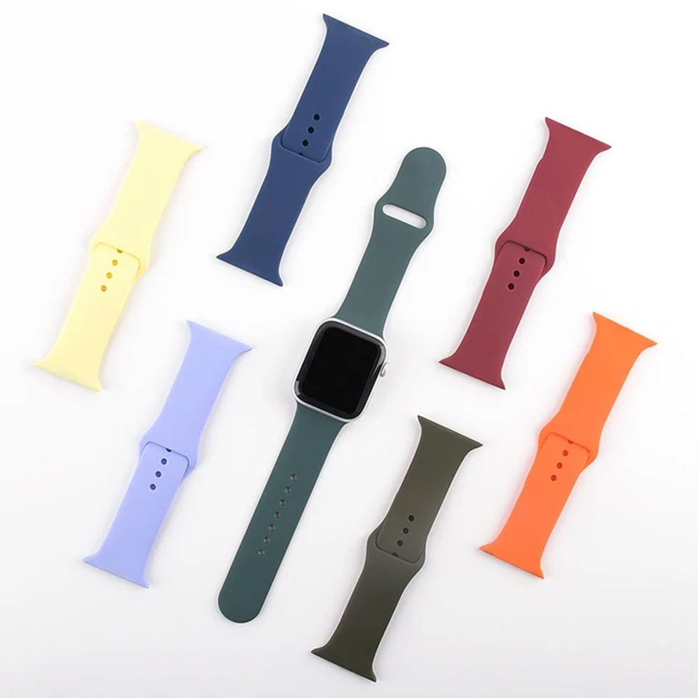 بند اپل واچ سیلیکونی پین دار مناسب سری 10 سایز 40 میلی متری Appple Watch Seri 10 40mm